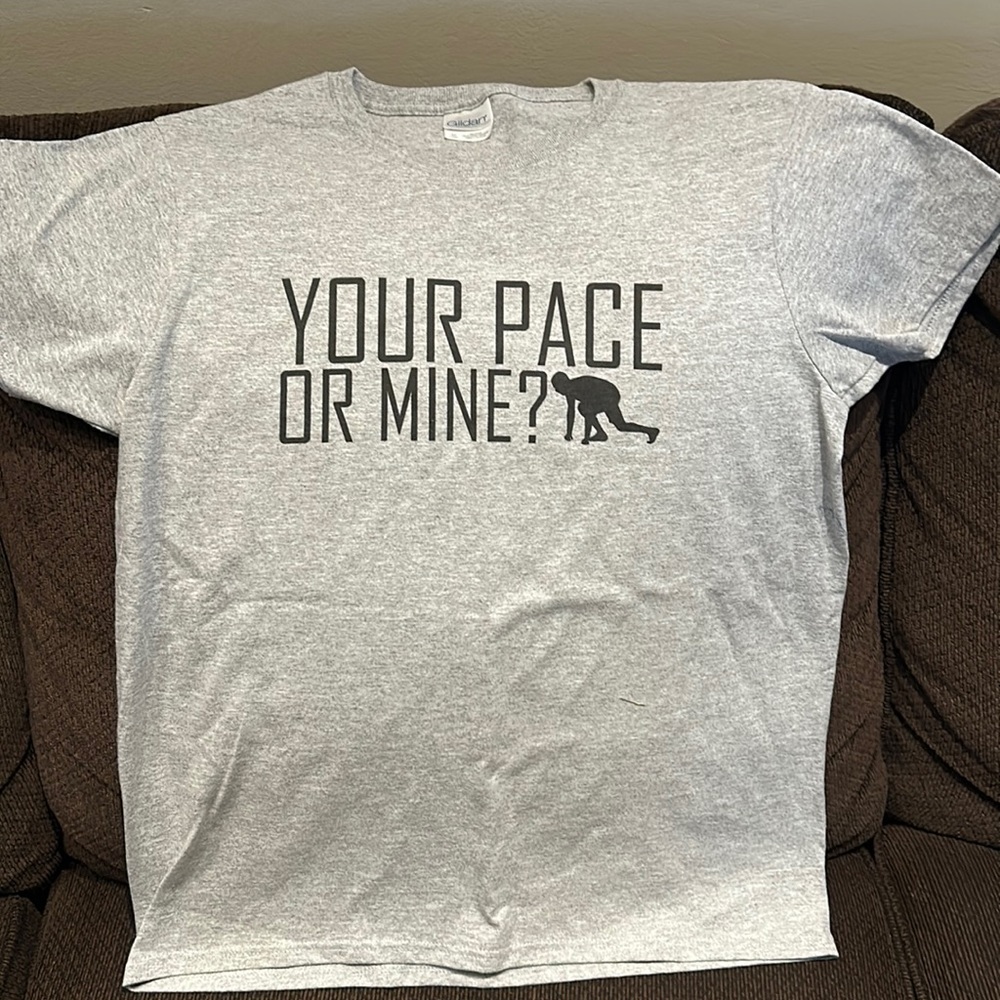 Brand New Unisex Runner’s Tee in Size Medium.